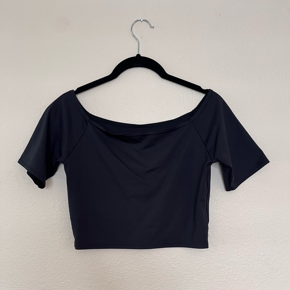 Matte Off The Shoulder Crop